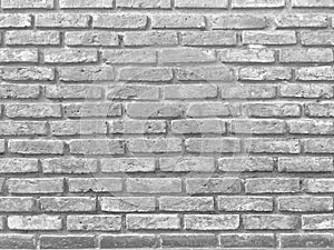 Grunge horizontal blackÃ¢â¬â¹ andÃ¢â¬â¹ whiteÃ¢â¬â¹ tone brick wall. photo